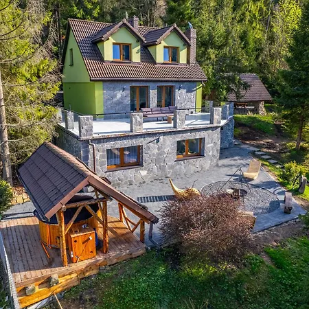 Lesne Zacisze - Jacuzzi, Bacowka, Niesamowite Widoki Ferienhaus