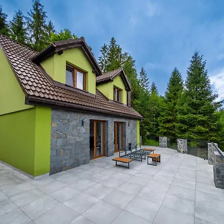 Dom wakacyjny Lesne Zacisze - Jacuzzi, Bacowka, Niesamowite Widoki *