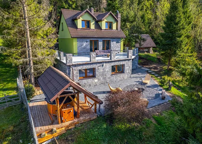 Lesne Zacisze - Jacuzzi, Bacowka, Niesamowite Widoki Hébergement de vacances