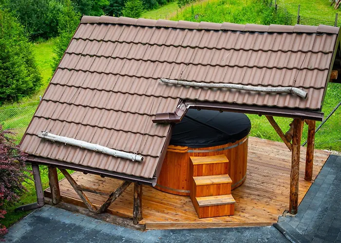 Lesne Zacisze - Jacuzzi, Bacowka, Niesamowite Widoki Feriehus *