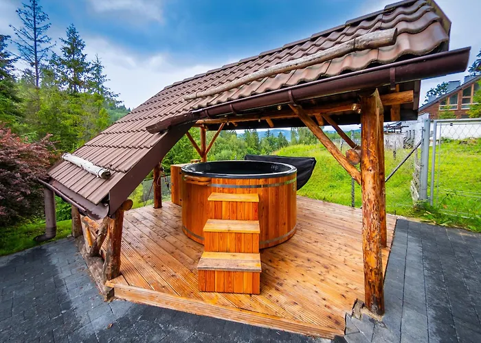 Lesne Zacisze - Jacuzzi, Bacowka, Niesamowite Widoki Feriehus Wisła