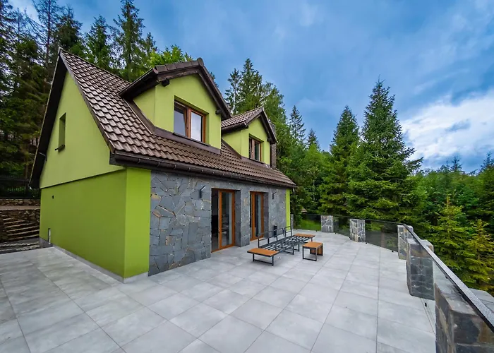 Feriehus Lesne Zacisze - Jacuzzi, Bacowka, Niesamowite Widoki *